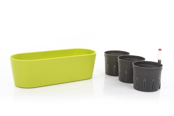 Zestaw do hydroponiki 9/7 osłonka podłużna Flori 27x10/8 zieleń wiosenna