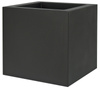 MINI KUBE 20x20/20 doniczka kwadratowa kubik grafitowa czarna perła