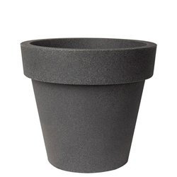 IKON 70/62 granitowa donica okrągła z rantem