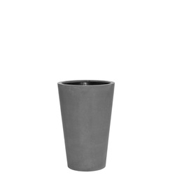 Belle M 47/70 wysoka donica kamienna szara