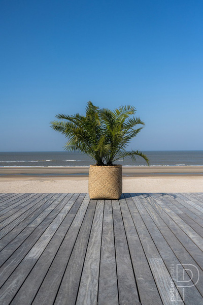 Kobe M 40x40/41 donica z bambusa naturalna