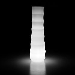 ROO 51/175 wysoka designerska donica podświetlana do wnętrz