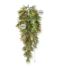 Sztuczny Asparagus wiszący 60 cm zielono-czerwony
