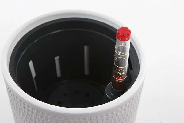 SWING 12,5/11 doniczka cylindryczna jasnoszara