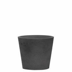 Mini Bucket S 14/12 czarna kamienna doniczka