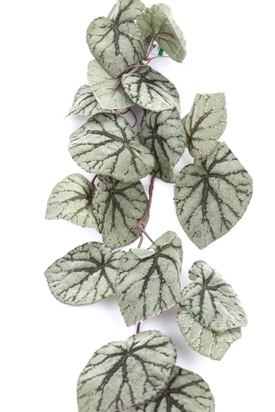 Sztuczna Begonia szara wisząca 110 cm