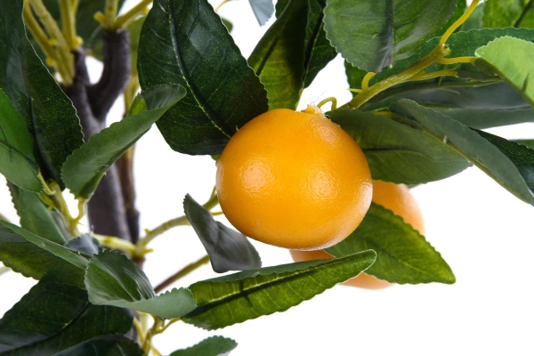 Sztuczne drzewko pomarańczowe cytrusy 75 cm
