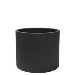 ERA 17/14 doniczka ceramiczna cylinder szara ciemna