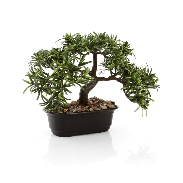 Sztuczny Bonsai Podocarpus 23x30 cm w doniczce