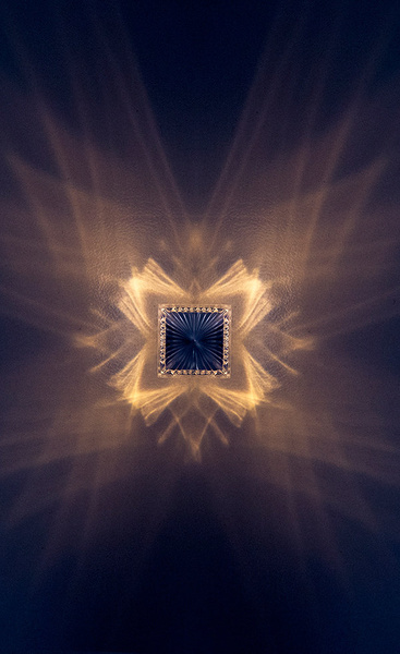 Lampa GATSBY 24,5 cm kwadratowa biała