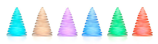 Choinka podświetlana CHRISMY NANO 19x13x25 LED biały