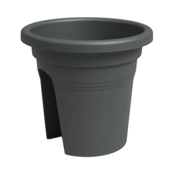 Venezia Balcony 30 antracytowa doniczka nakładana na poręcz