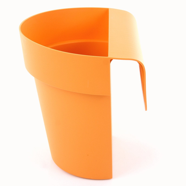 UP 25x20/23 doniczka wisząca na balkon antracytowa