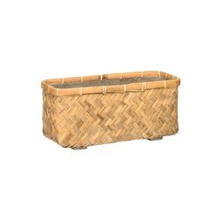 Nouri S 50x20/21 prostokątna doniczka bambusowa