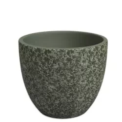 Hestia 20/18 doniczka ceramiczna kolorowa oliwka