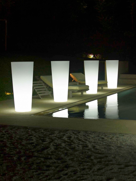 ILIE 57/126 donica podświetlana okrągła wysoka do wewnątrz