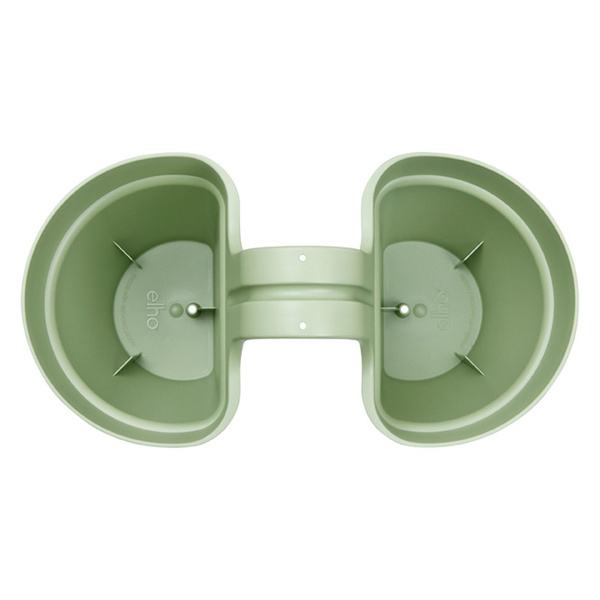 Vibia Flower Twin 21 doniczka dwustronna balkonowa pistacjowa pistachio green