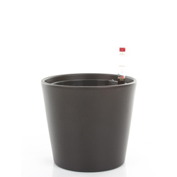 Zestaw do hydroponiki Leni 13/12 Vasa osłonka ceramiczna antracytowa