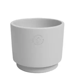 Echo 19/18 szara doniczka ceramiczna walec