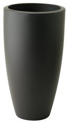 Pure Soft Round High 30/53 antracytowa donica wysoka szara