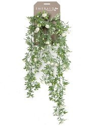 Sztuczna Róża pnącze 75 cm kwiaty kremowe