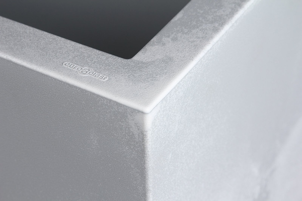 KUBE CASETTA HIGH 80x30/70 prostokątna wysoka donica taupe