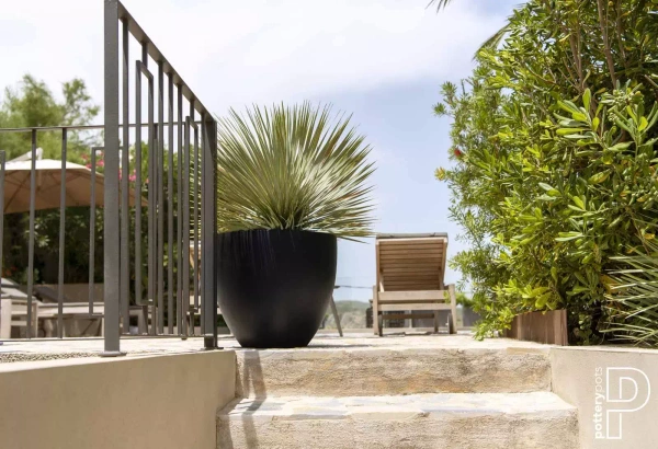 Jumbo Jesslyn M 98/85 duża donica XXL czarna