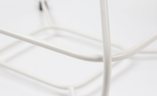 HALFUL 25 h130 donice na białym stelażu