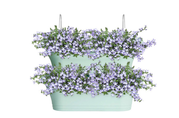 Corsica Vertical Forest Large doniczki wertykalne na ścianę miętowe 2 sztuki