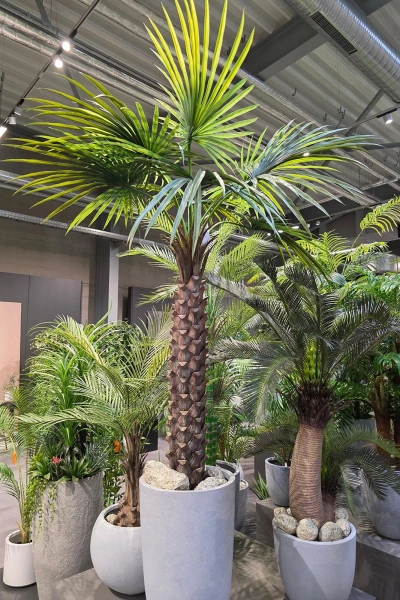 Sztuczna palma Fan 175 cm 9 liści UV