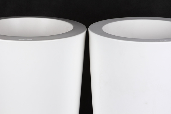 ILIE 42/90 donica okrągła wysoka biała