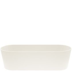 Flori 51x19/15 cm doniczka podłużna biała