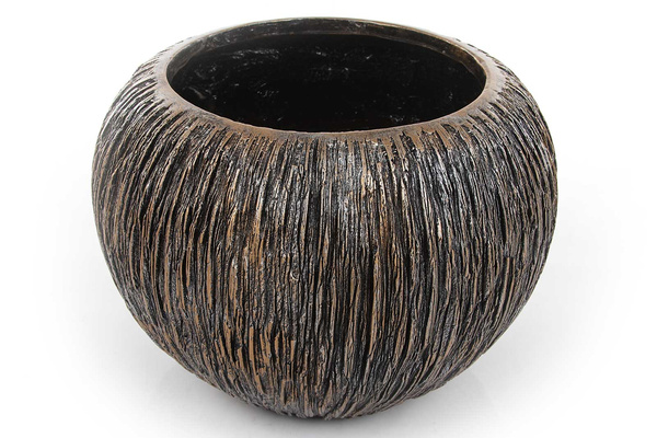 UNIVERSE WATERFALL GLOBE 33/24 donica kula ręcznie zdobiona brązowa