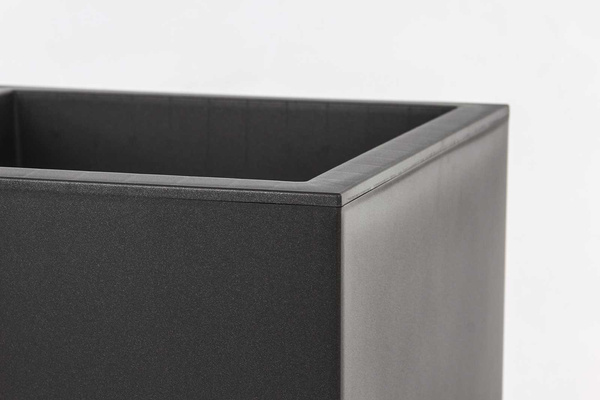 Kebe Quadro 40x40/40 donica na kółkach kwadratowa antracytowa