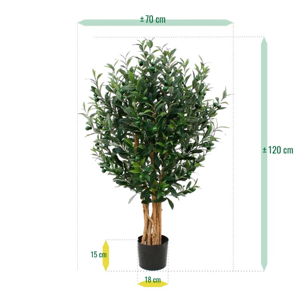 Sztuczna Oliwka 120 cm deluxe