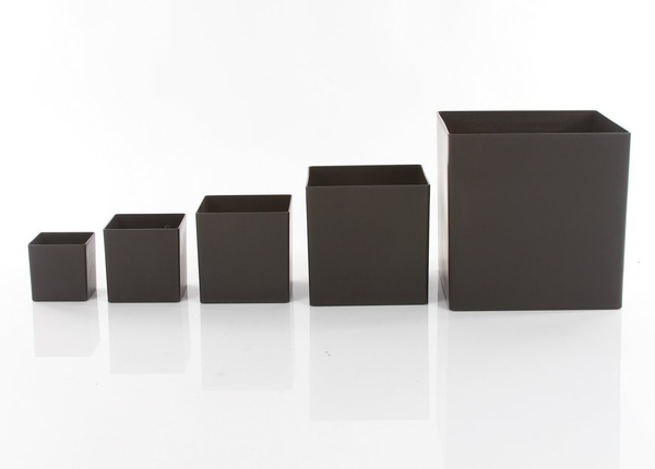 OSLO 22x22/22 doniczka kubik kwadratowa biała