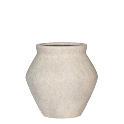 Fleuri L 61/61 duża antyczna donica travertine beige