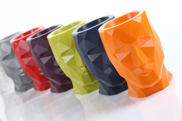 ADAN NANO Vondom 13x17/18 doniczka głowa khaki