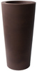 ILIE 42/90 donica okrągła wysoka brązowa rust