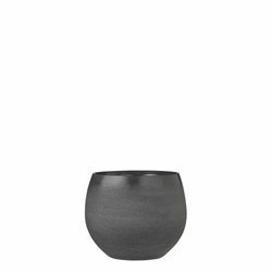 DOURO 18/15 cm ciemnoszara osłonka kula ceramiczna