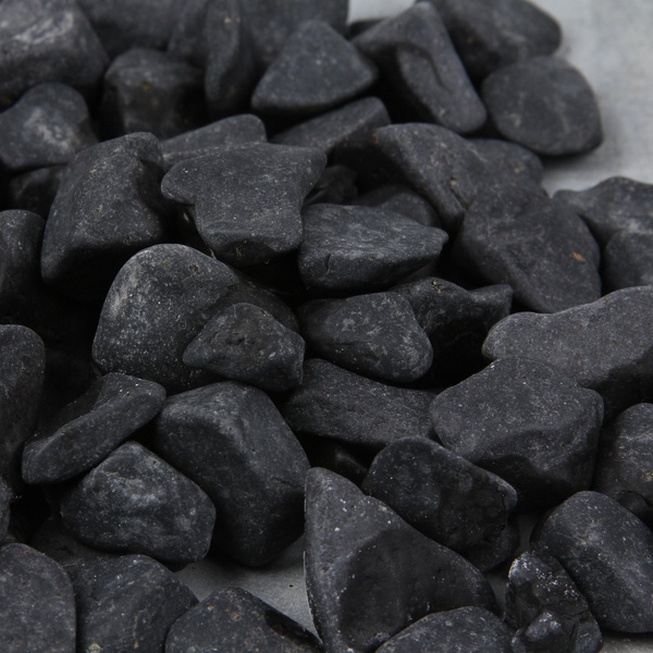 Kamienie dekoracyjne otoczaki czarne Bazalt 1 kg