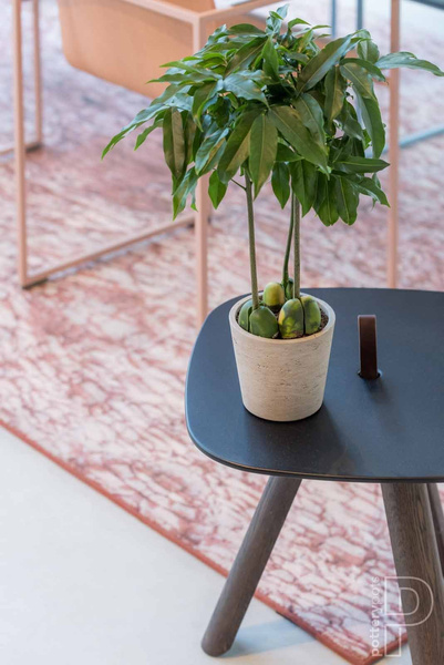 Mini Bucket XS 12/11 doniczka kamienna złota metalik