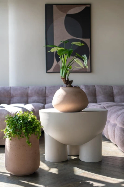 Mahir L 20/28 wazon w stylu wabi-sabi antracytowy