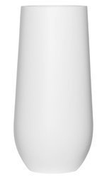 Nax M 35/70 wysoka donica z włókna szklanego biała matowa