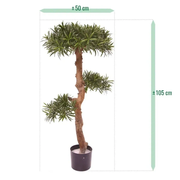 Sztuczny Podocarpus Bonsai 105 cm UV