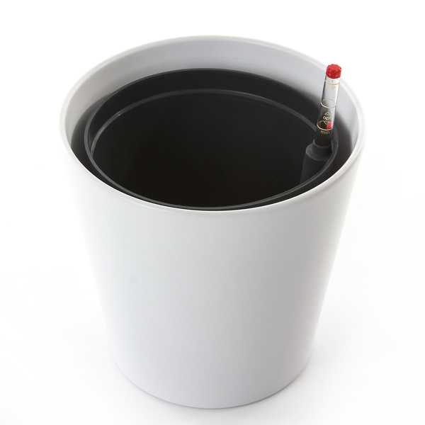 Zestaw do hydroponiki Leni 18/19 Vasa osłonka ceramiczna biała