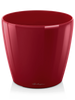 LECHUZA CLASSICO 35/33 donica czerwona z połyskiem scarlet red