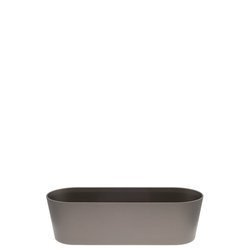 Flori 27x10/8 cm osłonka na parapet podłużna antracytowa