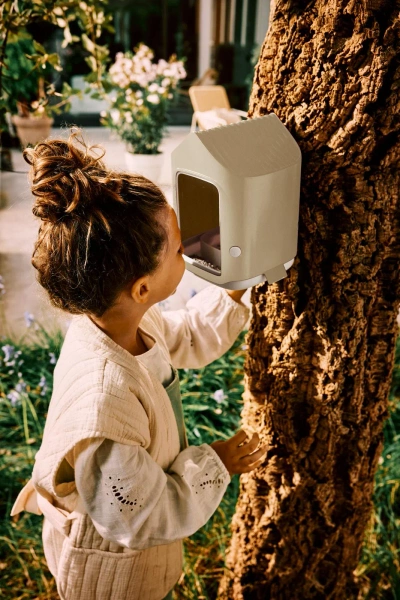 Cosy karmnik dla ptaków beżowy mushroom beige