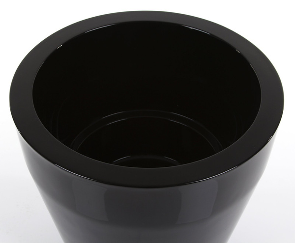 NISCAL 37/34 donica okrągła lakierowana czarna